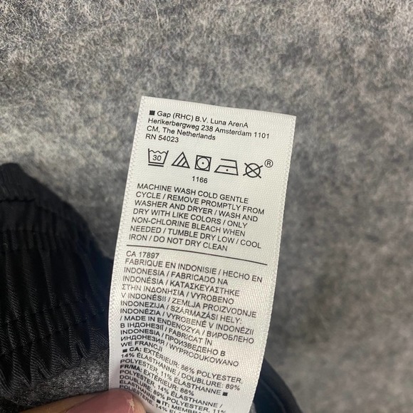 Athleta Brooklyn Jogger Pants 2 Black Camo Lined High Rise Tapered Stretch - Picture 16 of 16